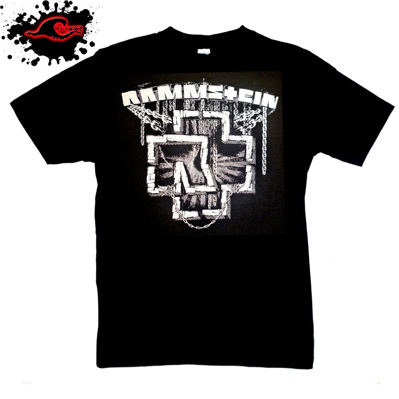 Rammstein - Chains - Band T-Shirt In XXL & XXXL - Blackwave Clothing