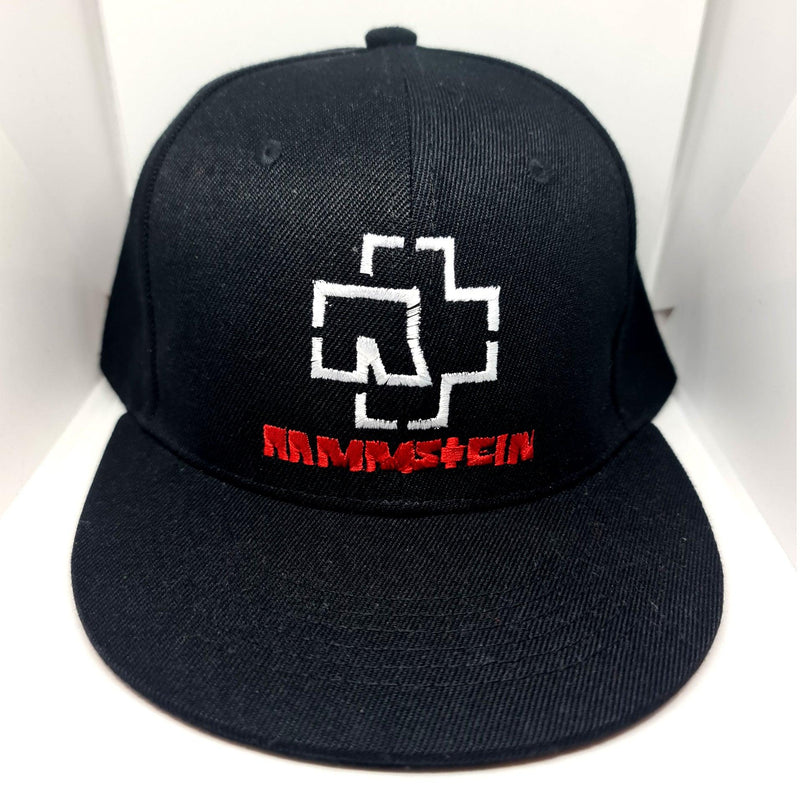 Rammstein - Classic - Black Double Snapback Cap - Blackwave Clothing