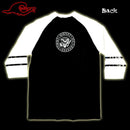 Ramones - Classic Logo - Raglan Baseball Shirt - Blackwave Clothing
