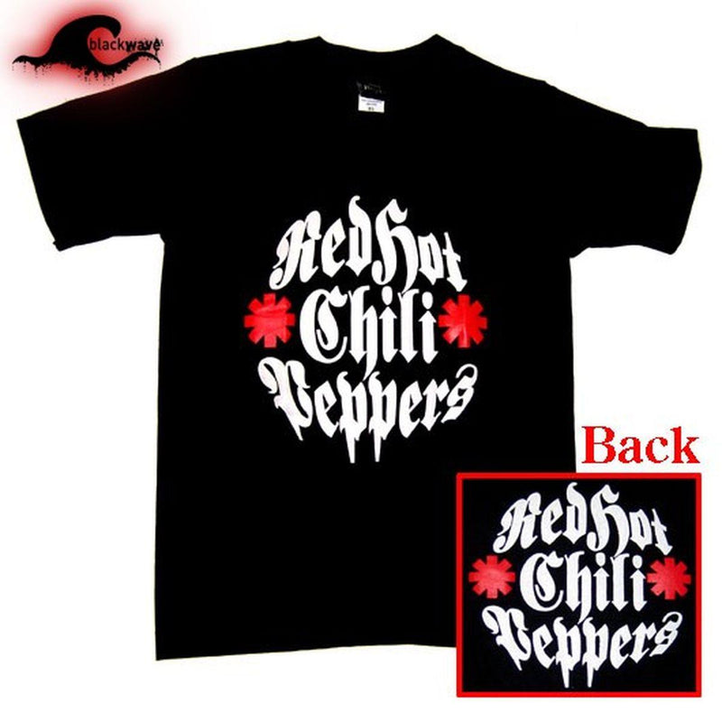 Red Hot Chilli Peppers - Writing - Band T-Shirt - Blackwave Clothing