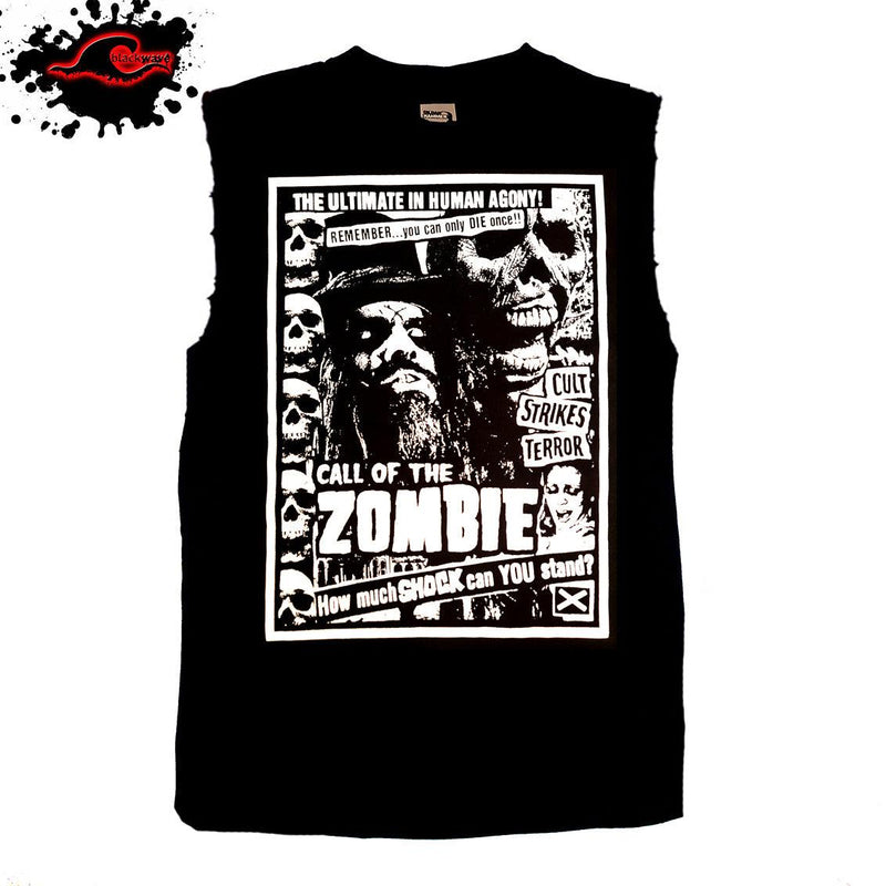 Rob Zombie - Living Dead Girl - (Restocked) - Frayed-Cut Modified Singlet - Blackwave Clothing