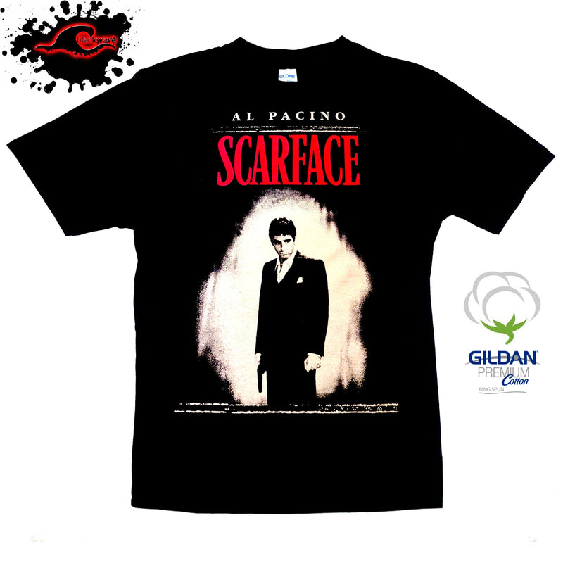 Scarface - Al Pacino - Movie T-Shirt In XXL & XXXL - Blackwave Clothing