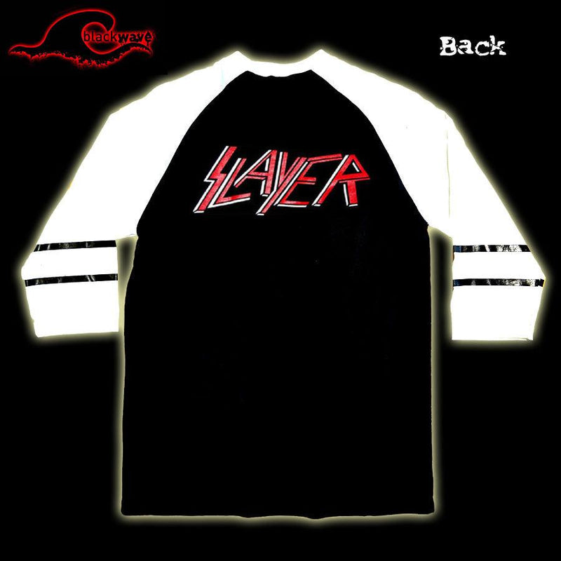 Slayer - Emblem - Raglan Baseball Shirt - Blackwave Clothing