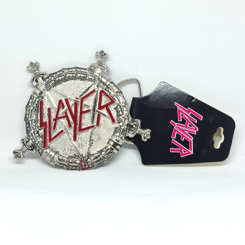 Slayer - Swords - Authentic & Rare Official Band Buckle - Blackwave Clothing