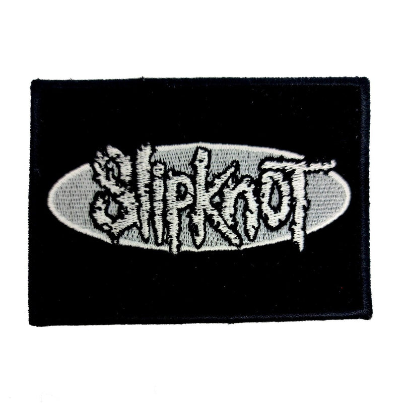 Slipknot - Black & White - Iron On Embroidered Patch - Blackwave Clothing