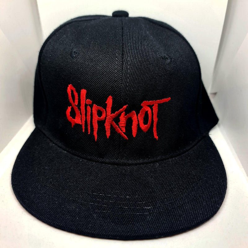 Slipknot - Classic - Double Black Snapback Cap - Blackwave Clothing