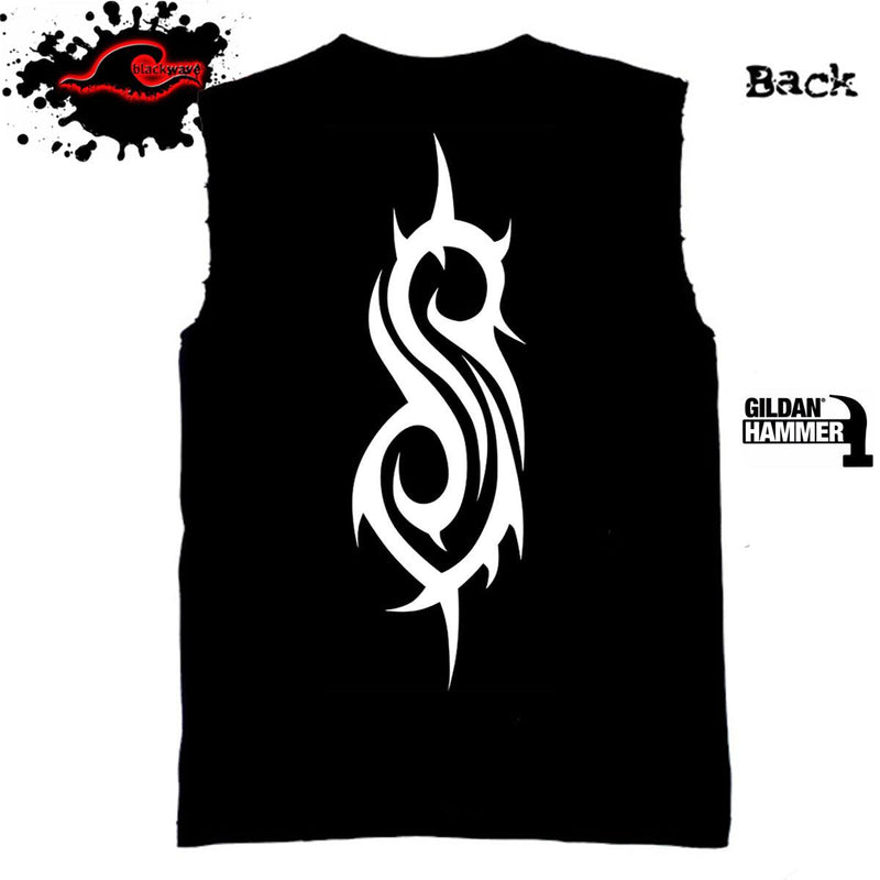 Slipknot - Established 1995 - Frayed-Cut Modified Singlet (Restocked) - Blackwave Clothing