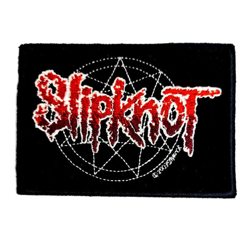 Slipknot - Pentagram - Iron On Embroidered Patch - Blackwave Clothing