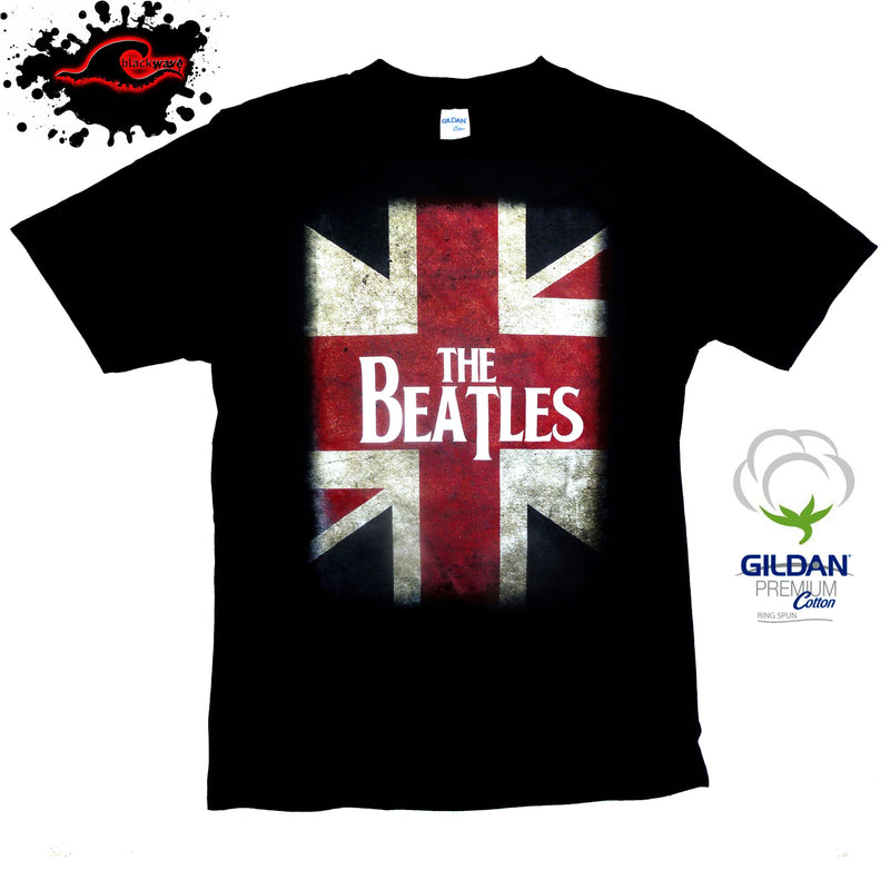 The Beatles - Flag - Band T-Shirt - Blackwave Clothing