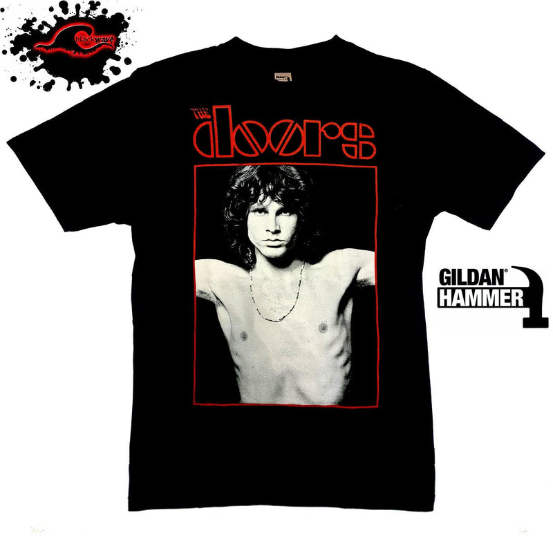 The Doors - Portrait - Band T-Shirt - Blackwave Clothing