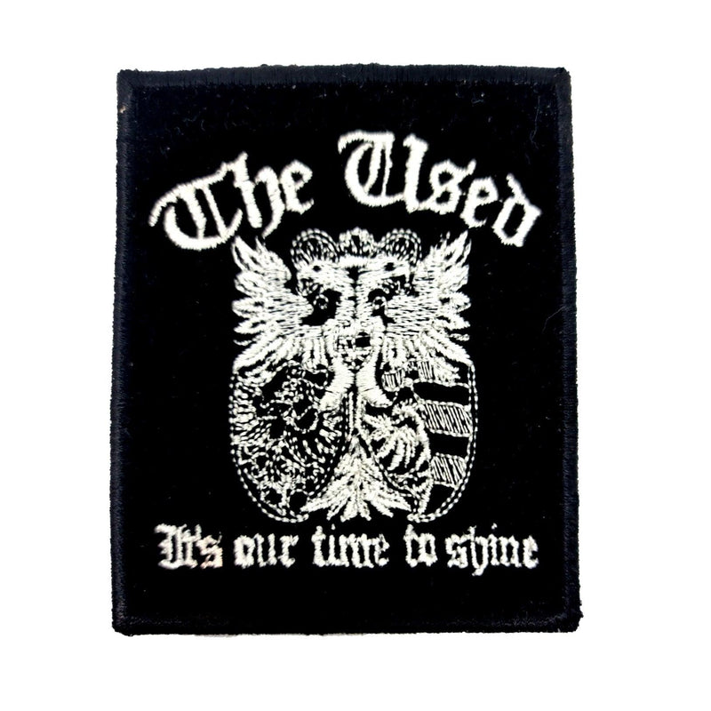 The Used - Its Our Time To Shine - Iron On Embroidered Patch - Blackwave Clothing